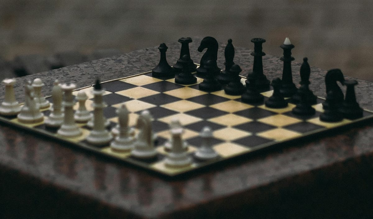 A minimalist photo of a chess board symbolizing calculated real estate pricing strategy and market moves.